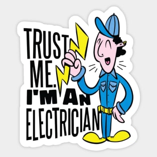 Funny Electrician Sticker